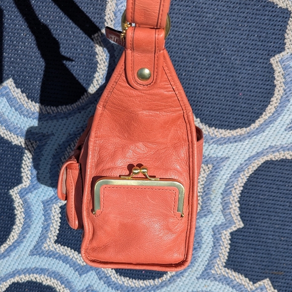 Htf Coach Bleecker Street Haversack Orange Leather 13776! Rare! - Picture 5 of 12